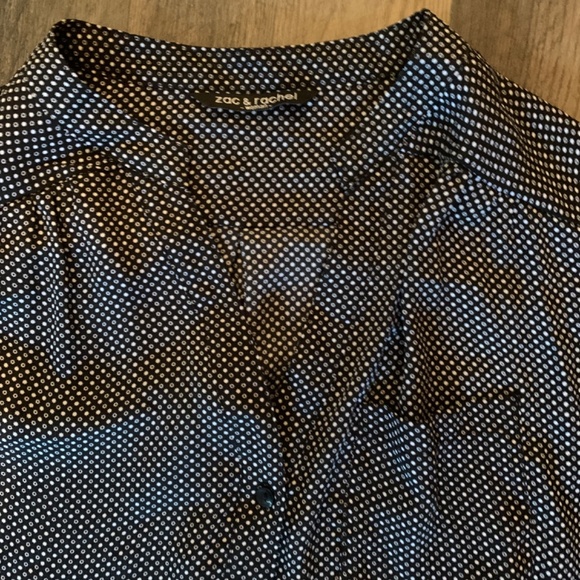 Zac and Rachel convertible sleeve blouse. Worn 2x - Picture 2 of 5